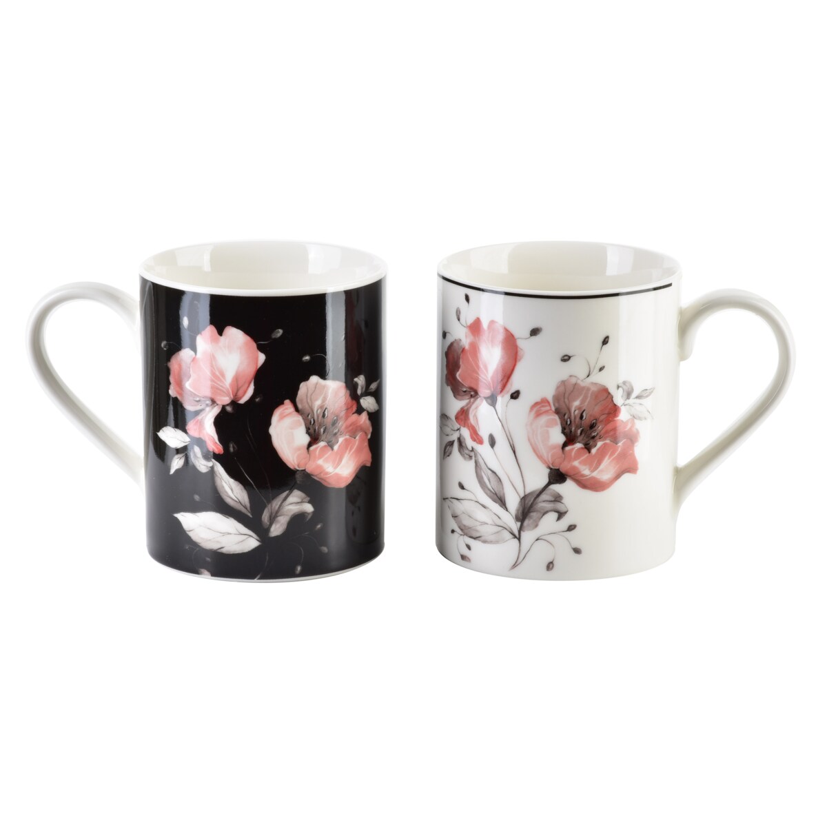 COLORATO Komplet 2 kubków 2x400ml 8xH9,7cm