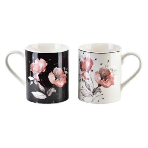 COLORATO Komplet 2 kubków 2x400ml 8xH9,7cm