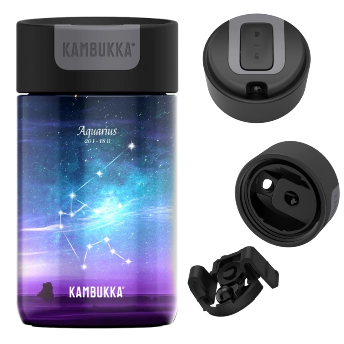 Kubek termiczny Olympus 300ml Zodiac - Aquarius, Znak zodiaku - Wodnik