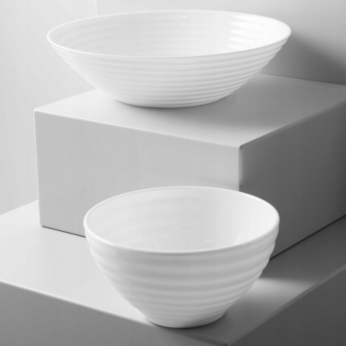 6x MISKA 16 cm TALERZ GŁĘBOKI HARENA luminarc biały okrągły na zupę rosół