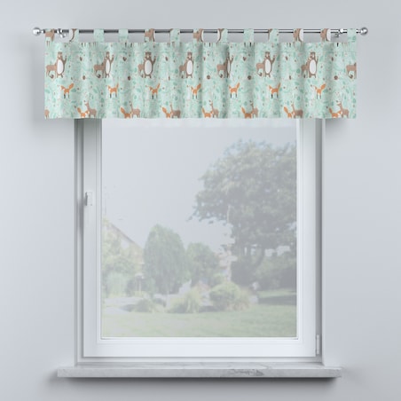 Lambrekin na szelkach 130x40 zielony