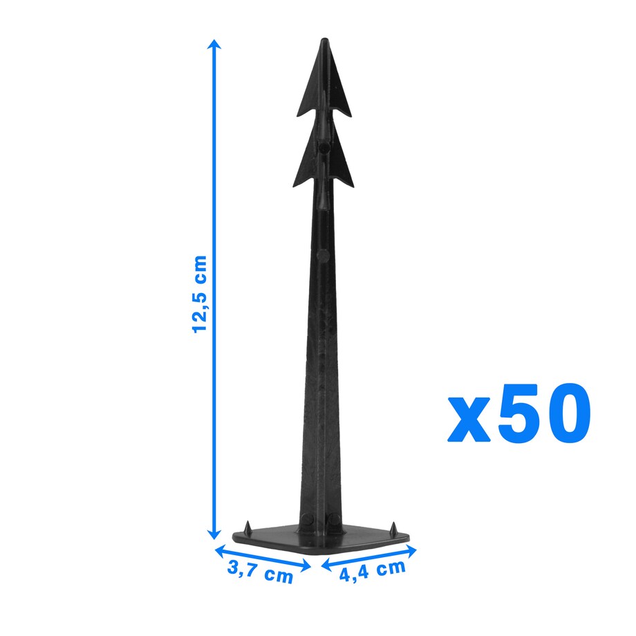 Szpilki Do Agrowłókniny Geowłókniny 12,5 Cm 50 Szt. Kotwy Czarne