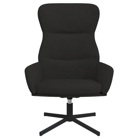 vidaXL Fotel, czarny, obity aksamitem