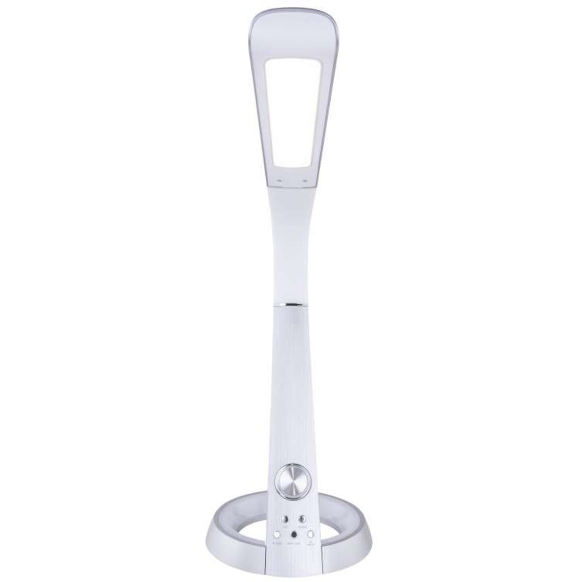 Elastyczna LAMPA stojąca MITTI 58376S Globo regulowana LAMPKA biurkowa LED 8W 3000K - 6300K z portem USB srebrna