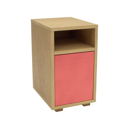 Szafka nocna SIMPLE -koralowy