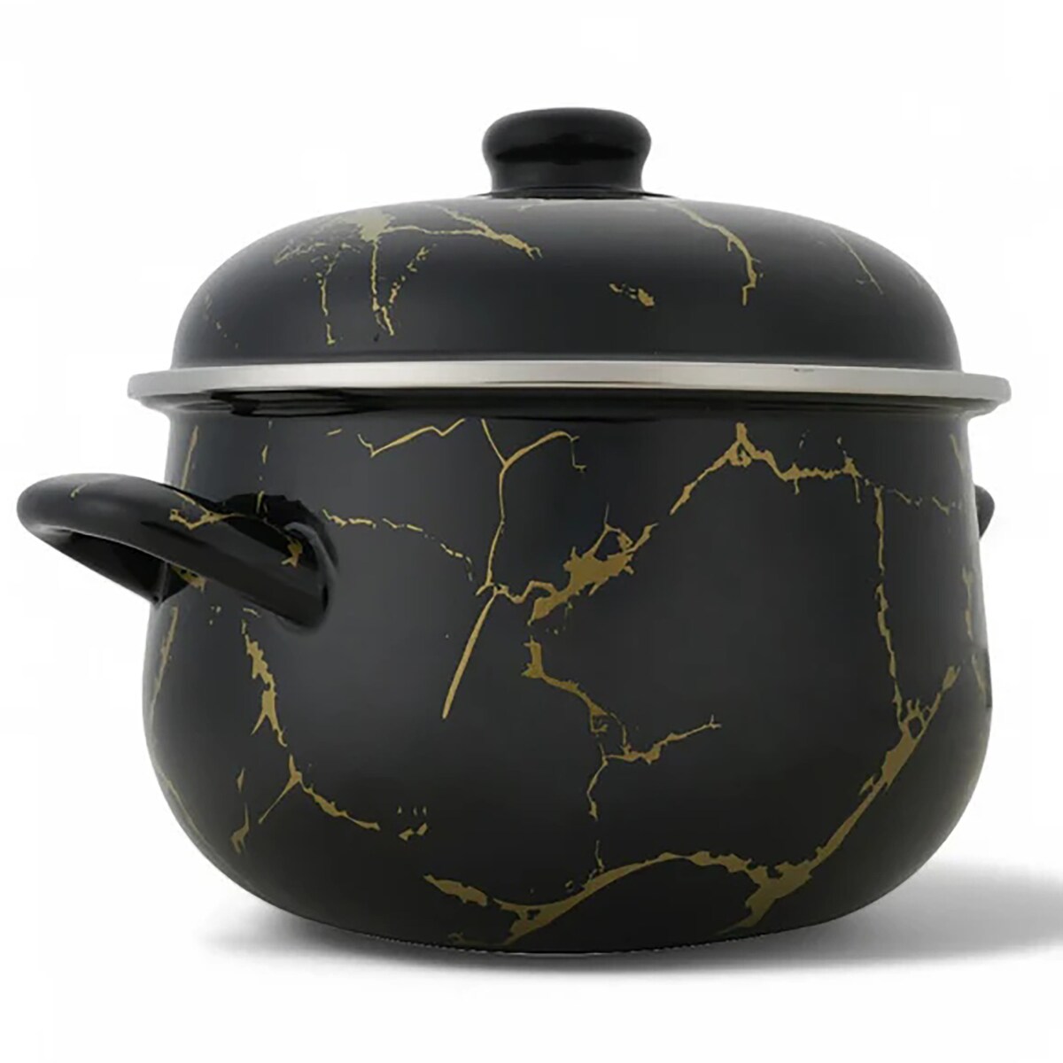 Zestaw 10-Częściowy Emaliowanych Garnków Do Gotowania Na Gaz I Indukcję