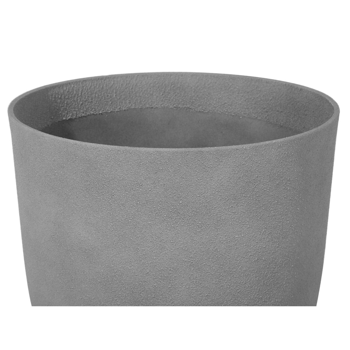 Doniczka okrągła 43 x 43 x 52 cm szara CROTON