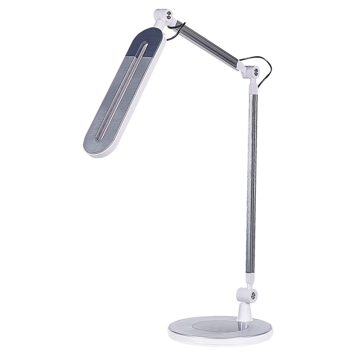 Lampa biurkowa LED GRUS Ze ściemniaczem Metal Srebrny