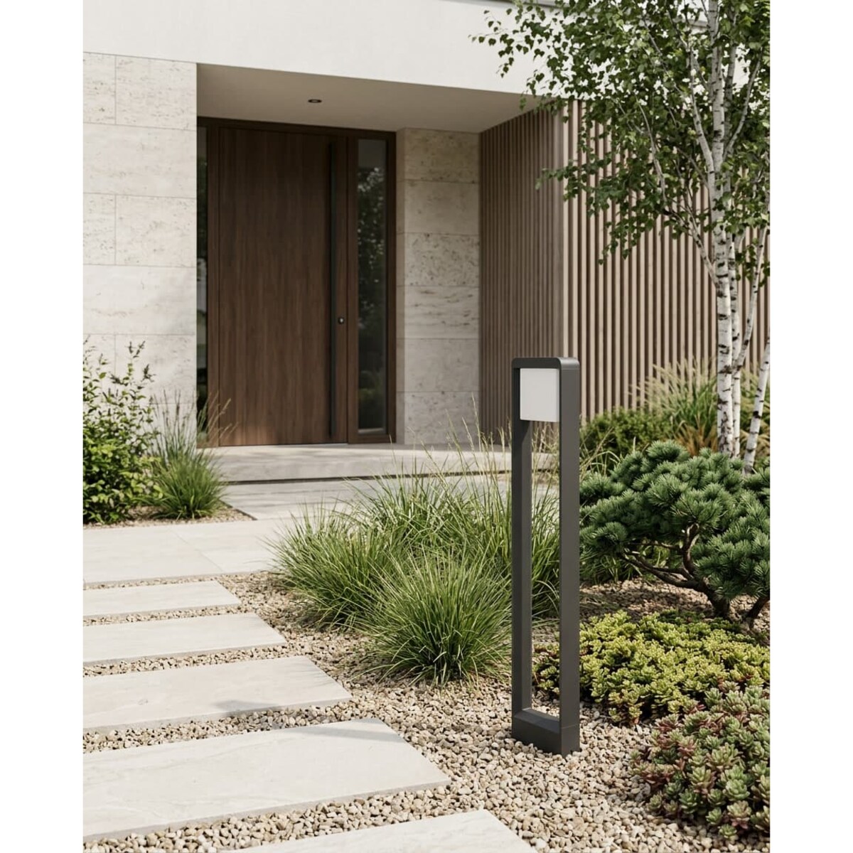 Lampa ogrodowa stojąca K-8265 z serii MILANO GREY