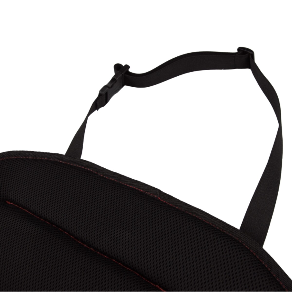 Odciążająca poduszka na fotel samochodowy AirDrive Classic czarna z czerwoną nitką