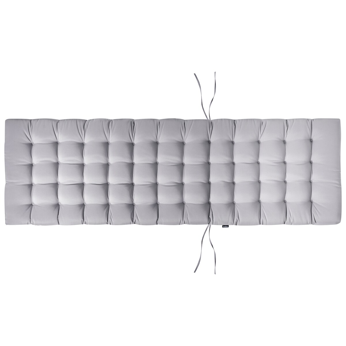 Poduszka na leżak ogrodowy CESANA PREMIUM 192 x 56 cm Jasnoszary
