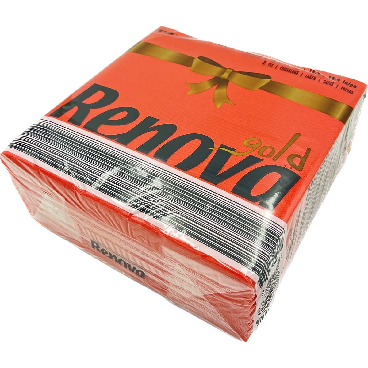 Serwetki stołowe Renova GOLD czerwone 40szt