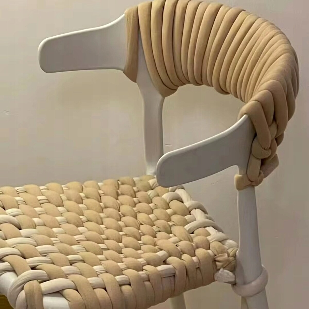 Włóczka do szydełkowania wyplatania gruba na koc Tube 20 mm czarna #18