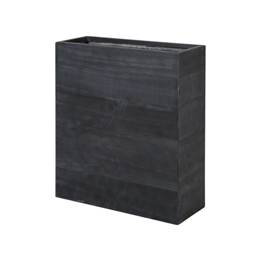 Doniczka 80 x 30 x 92 cm czarna THIMENA