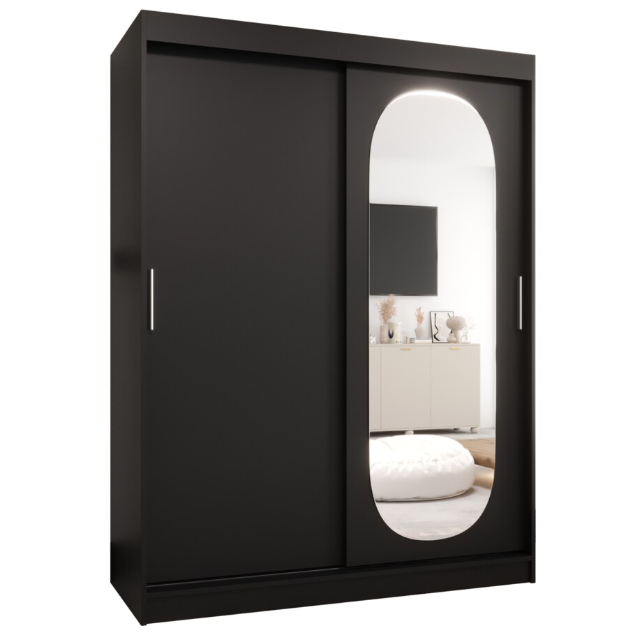 Szafa przesuwna ROYAL 150 czarny