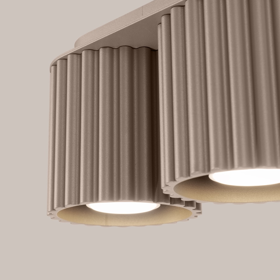 Plafon AURA 2 taupe GU10