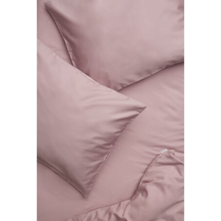 Pościel satynowa dusty pink 220/200 + 2 x 50/60 cm