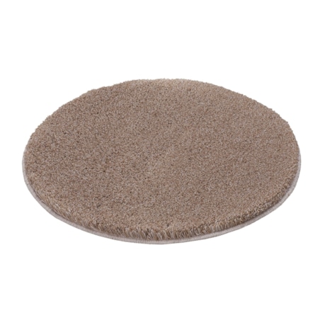 Kleine Wolke Relax Dywanik łazienkowy brązowy 100 cm okrągły