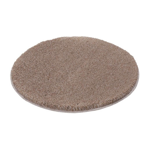 Kleine Wolke Relax Dywanik łazienkowy brązowy 100 cm okrągły