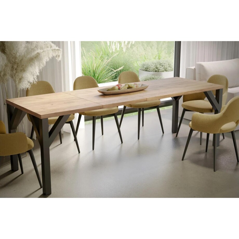 Stół rozkładany BALTIKA 130(240)x90 dąb złoty craft