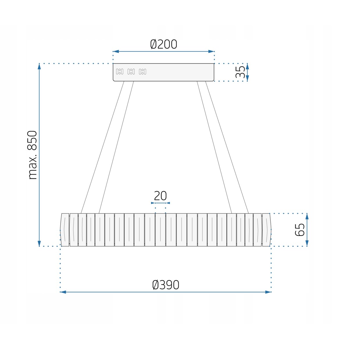 Lampa Kryształowa Sufitowa Plafon Chrom Led Pilot