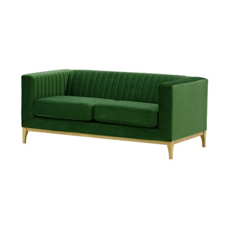 Sofa dwuosobowa Slender Wood-Velluto 10-like oak