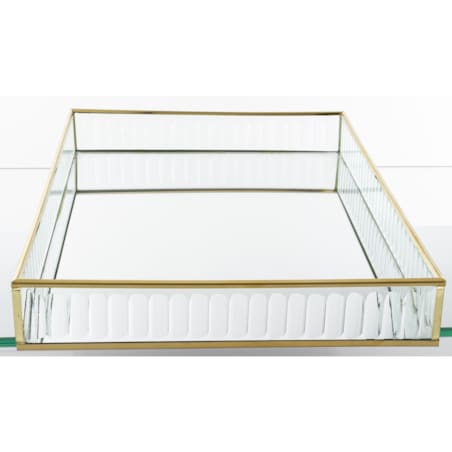 Taca dekoracyjna szklana 35 x25x4,5 cm VETRU prostokątna