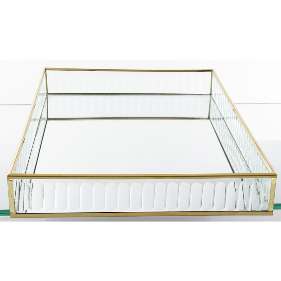 Taca dekoracyjna szklana 35 x25x4,5 cm VETRU prostokątna