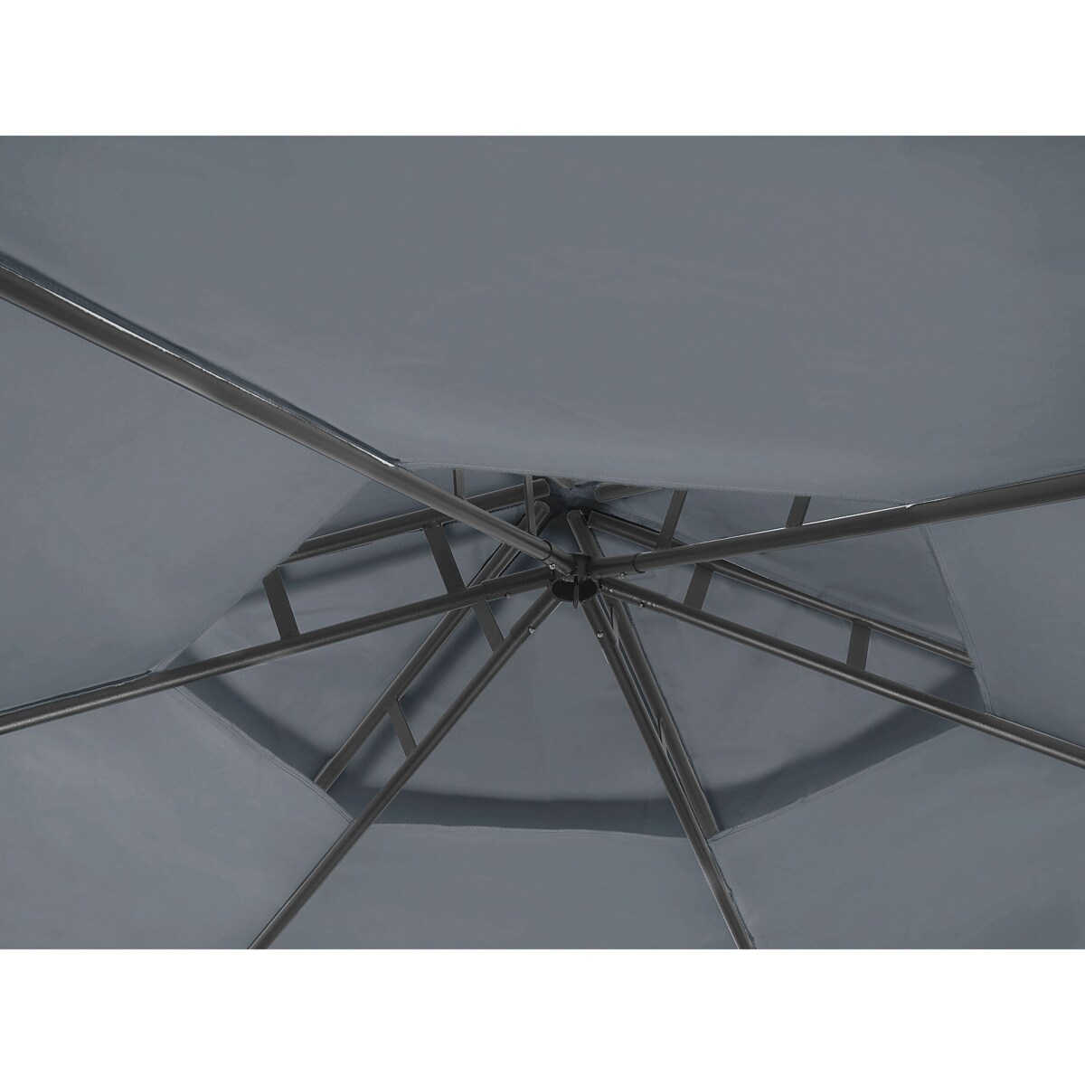 Pawilon ogrodowy ⌀ 350 cm ciemnoszary PORTEL