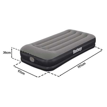 Materac dmuchany Bestway 671BT jednoosobowy łóżko do spania z pompką USB