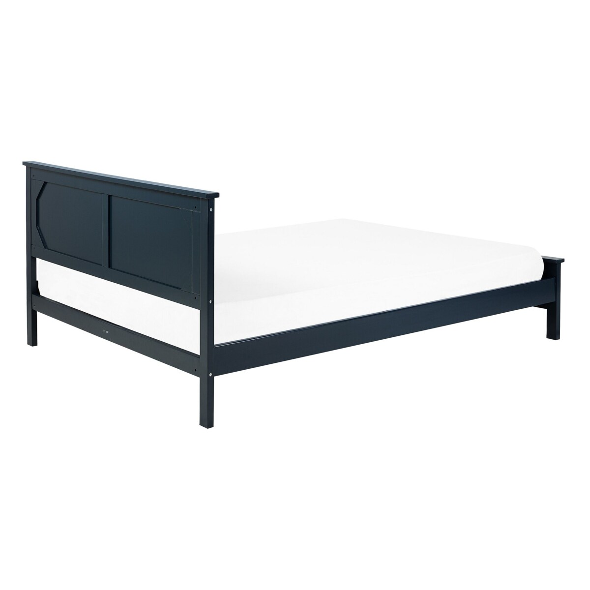 Łóżko drewniane 140 x 200 cm niebieskie OLIVET