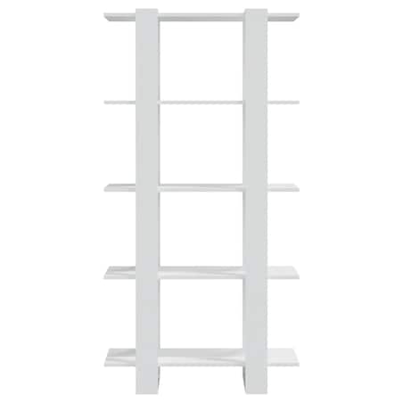 vidaXL Regał na książki/przegroda, biały, 80x30x160 cm