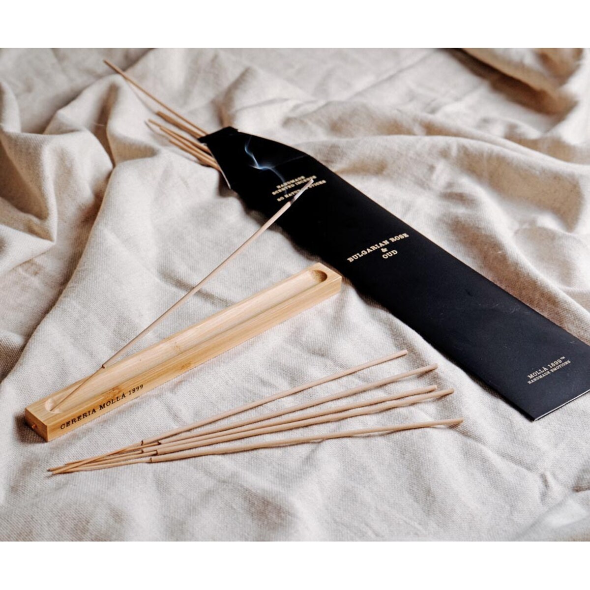 Zestaw 20 kadzidełek Basil & Mandarin, Cereria Molla