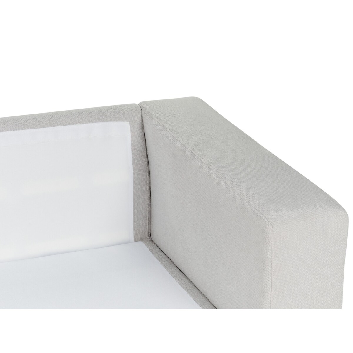 Narożnik 4-osobowy lewostronny jasnoszary LOFOTEN