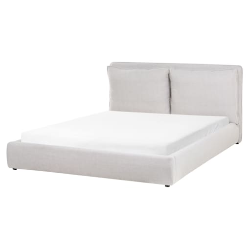 Łóżko BAJONNA 160 x 200 cm Jasnoszary