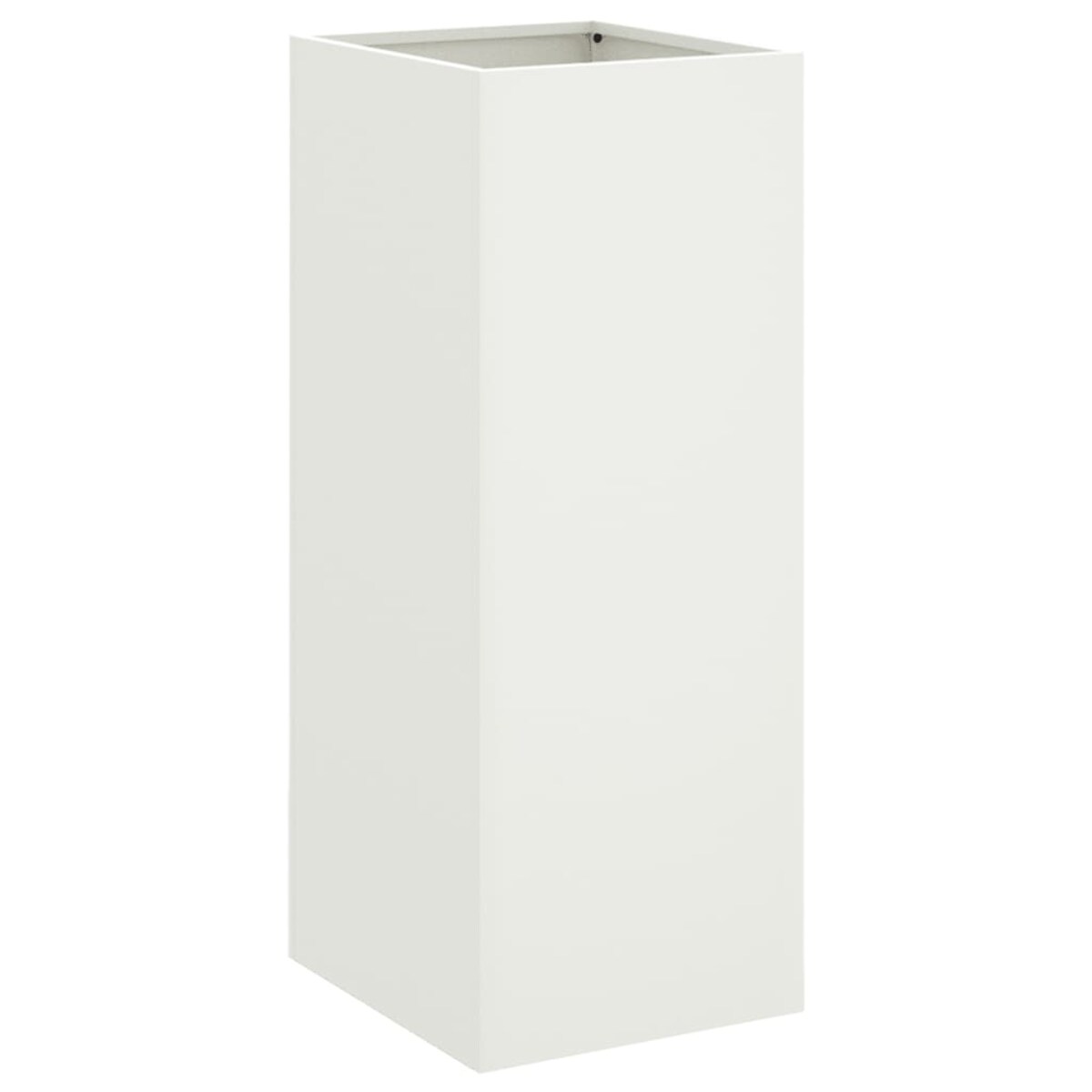 vidaXL Donica, biała, 32x29x75 cm, stal