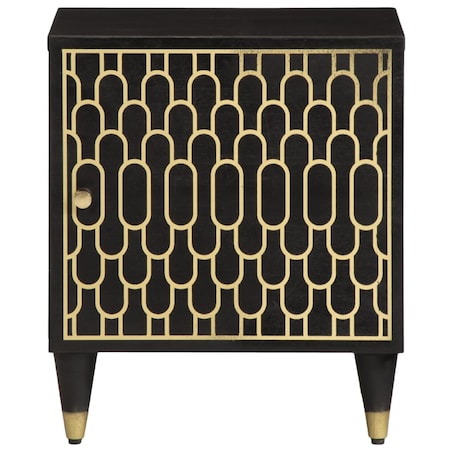 vidaXL Szafka nocna, 40x33x46 cm, lite drewno mango