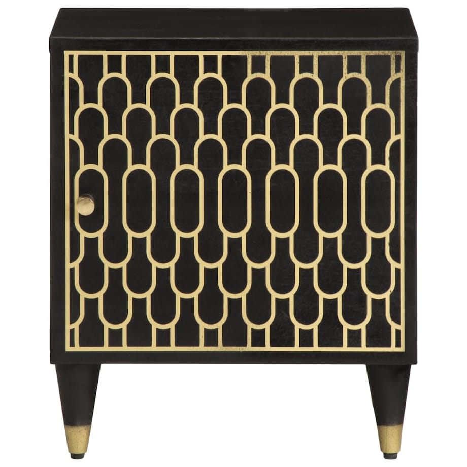 vidaXL Szafka nocna, 40x33x46 cm, lite drewno mango