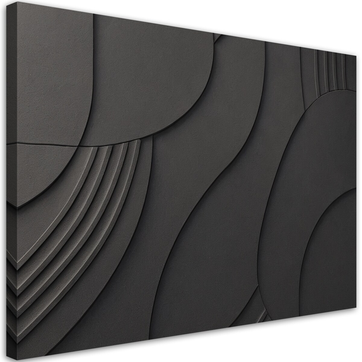 Feeby Obraz, Czarny Relief 3D 100x70