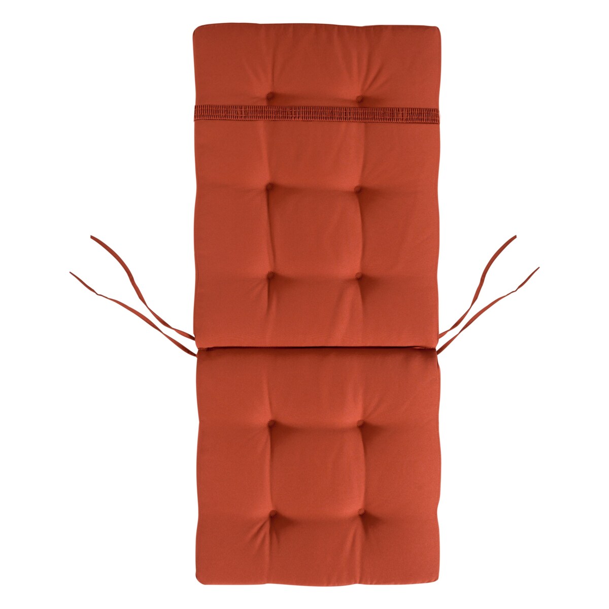 Zestaw 2 krzeseł ogrodowych z poduszkami MAUI PREMIUM Drewno akacjowe Czerwony