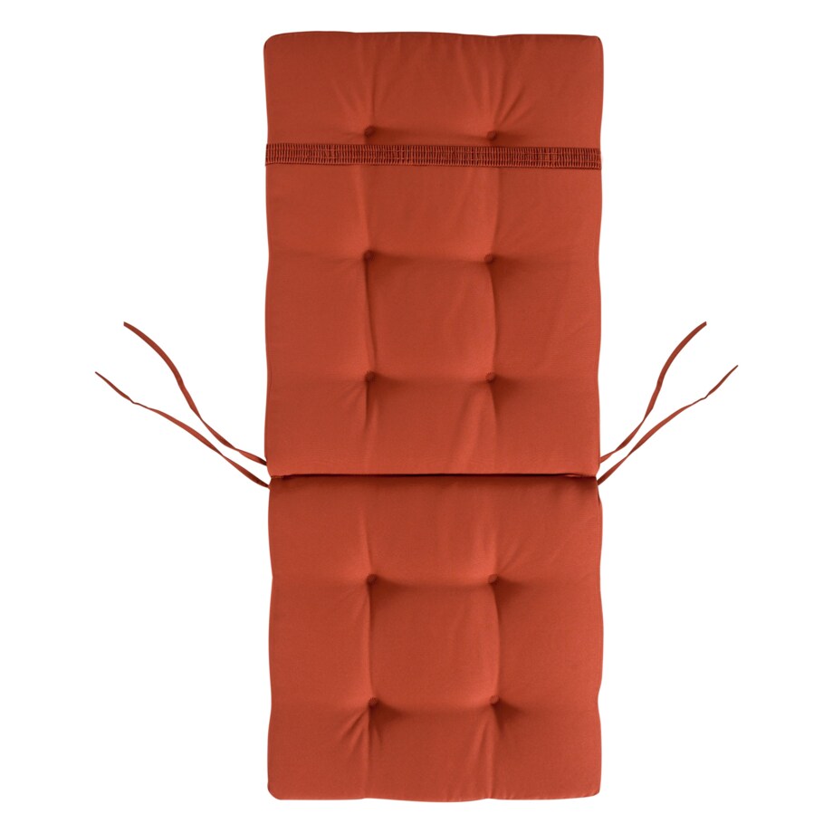 Zestaw 2 krzeseł ogrodowych z poduszkami MAUI PREMIUM Drewno akacjowe Czerwony