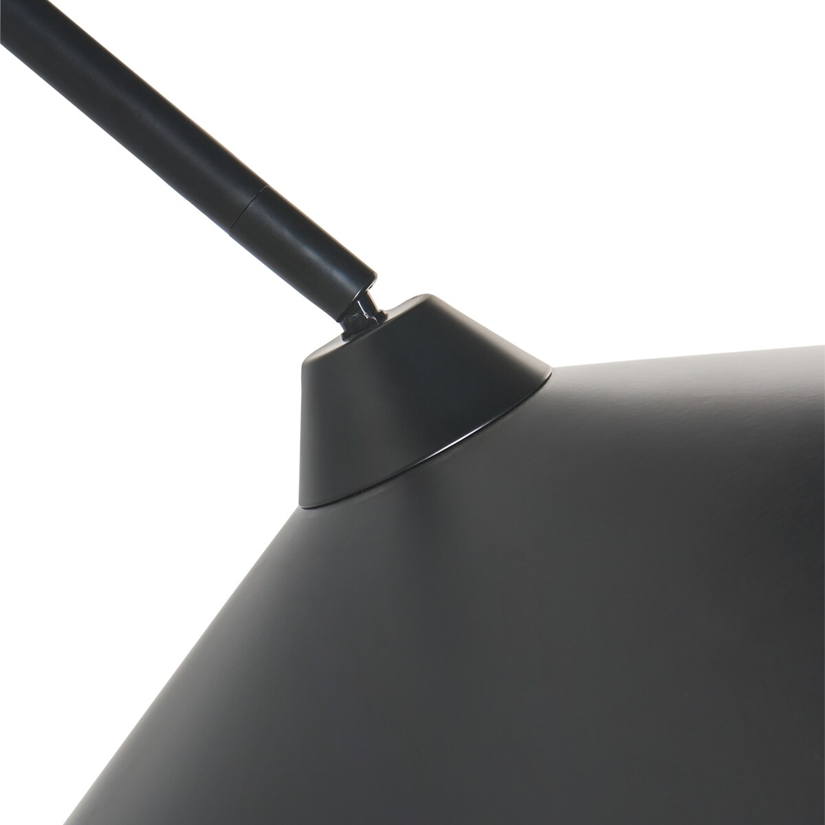 Lampa ścienna NENTON Czarny Metal