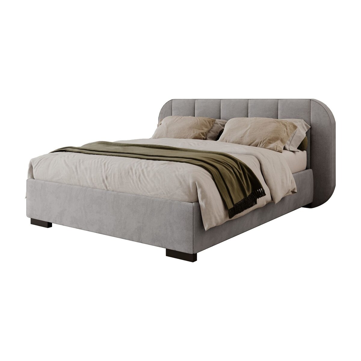 Łóżko tapicerowane AMARA, pojemnik, stelaż 32, 160x200, Royal Velvet 87251