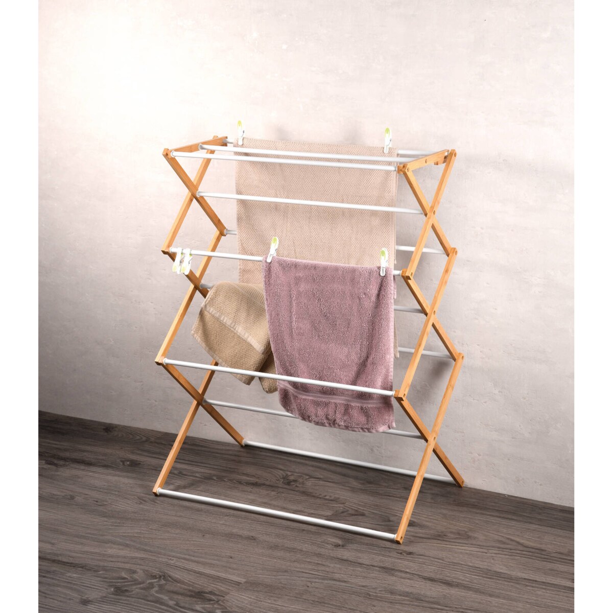 Bambusowa szuszarka stojąca, 10 drążków