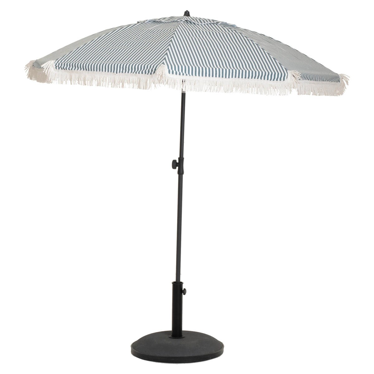 Parasol plażowy z frędzlami, Ø 160 cm