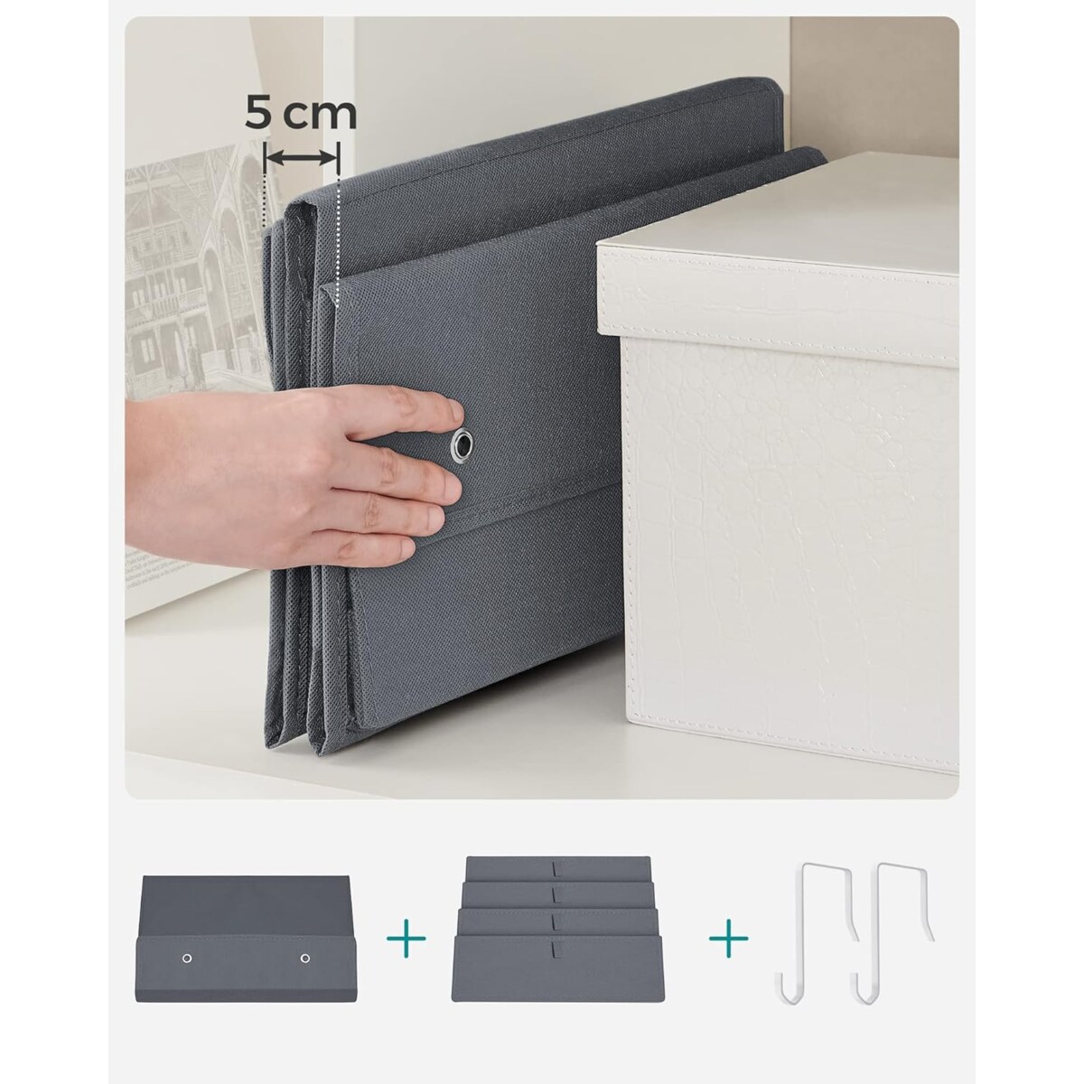 Organizer Wielofunkcyjny Wiszący Szary