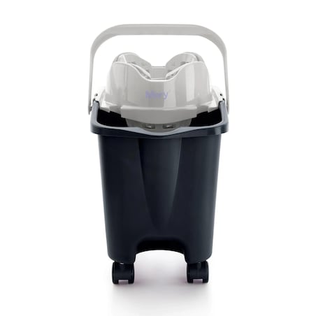 Prostokątne wiadro na kółkach 14 ltr z wyciskaczem Mery