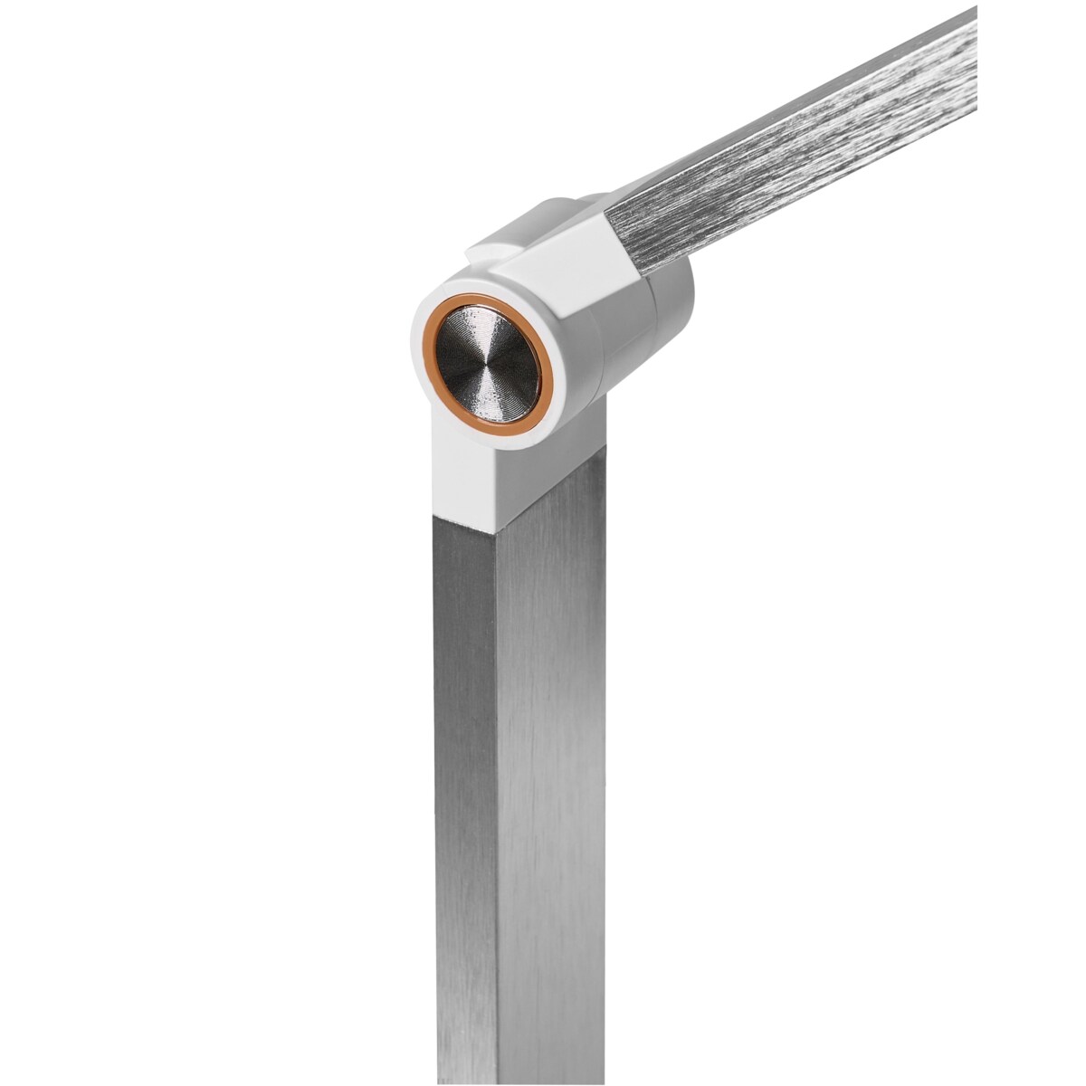 Lampa biurkowa LED CAROY Z ładowarką indukcyjną Biały