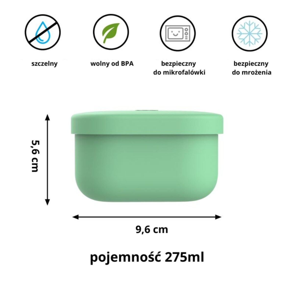 OMIE OMIESNACK pojemnik na przekąski, Green