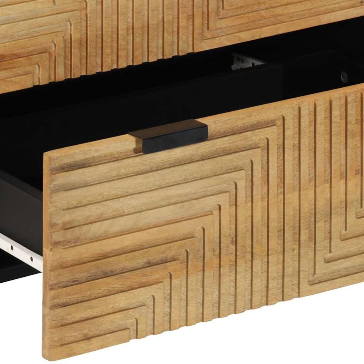 vidaXL Komody 2 szt. Brązowe 60x33x75 cm Drewno lite Mango